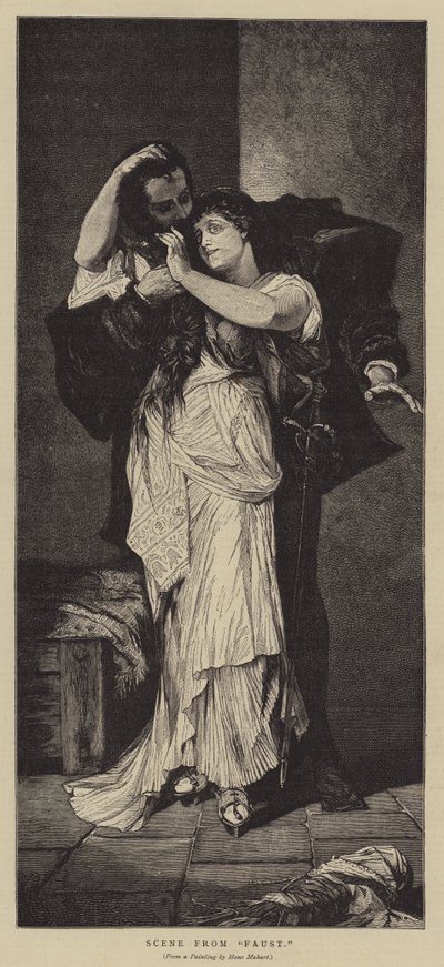 Escena de Fausto de Hans Makart